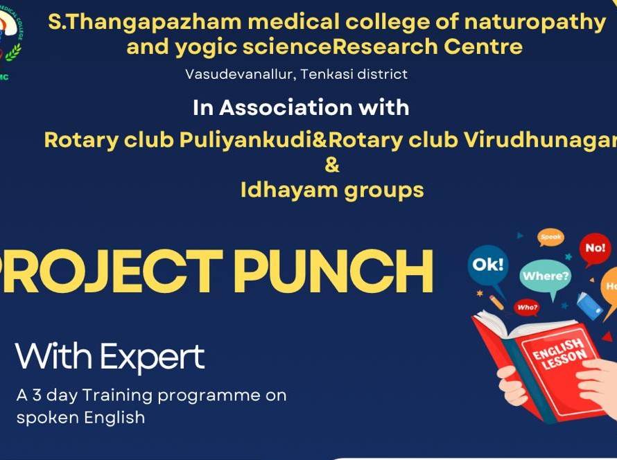 Project Punch – S. Thangapazham Medical College Tamil Nadu