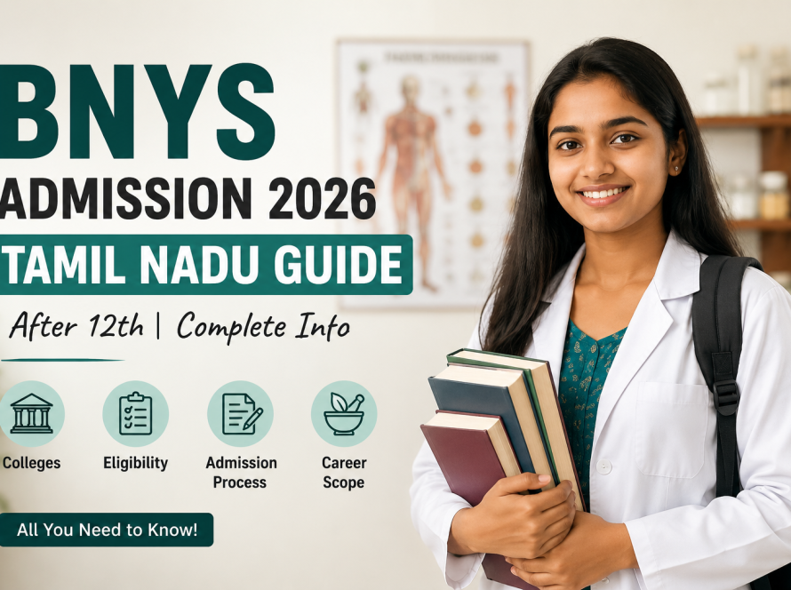 BNYS Admission 2026 Tamil Nadu — Complete Guide for Students After 12th