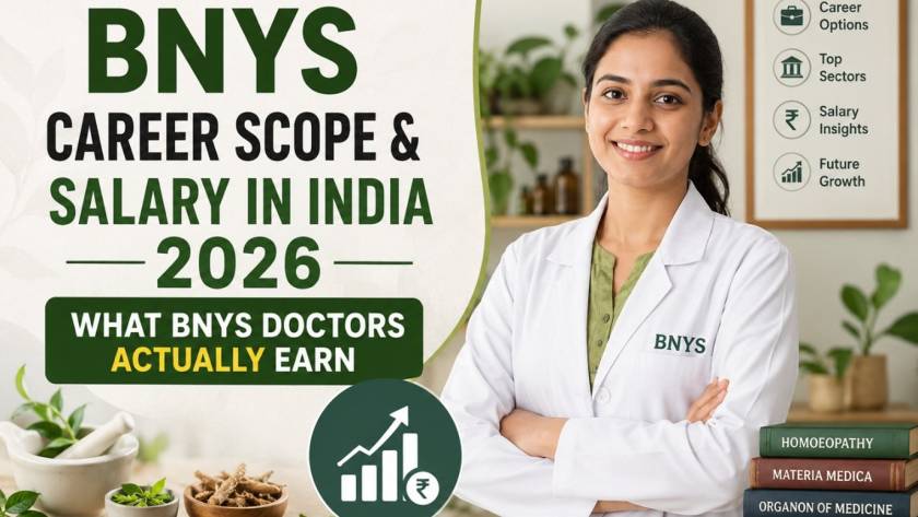BNYS Career Scope & Salary in India 2026 — What BNYS Doctors Actually Earn