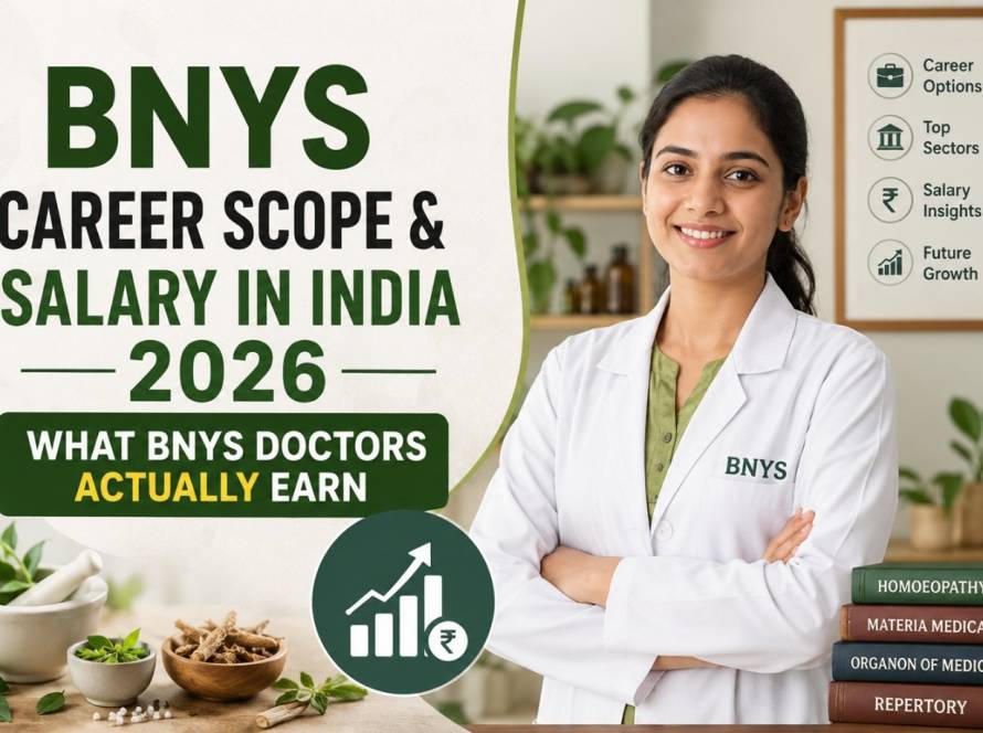 BNYS Career Scope & Salary in India 2026 — What BNYS Doctors Actually Earn