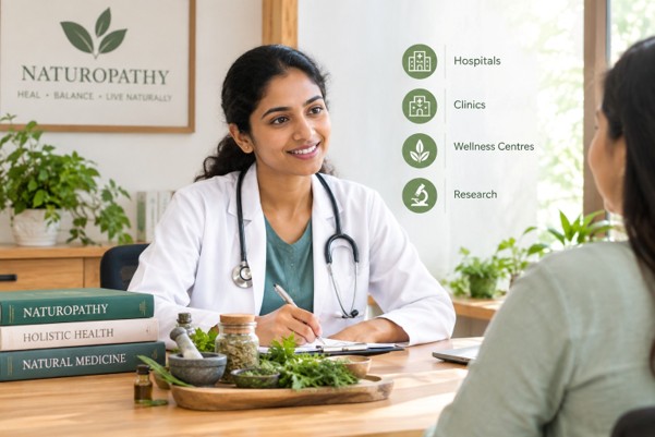 Naturopathy Doctor Career in India: Hospitals, Clinics, Wellness Centres and Research